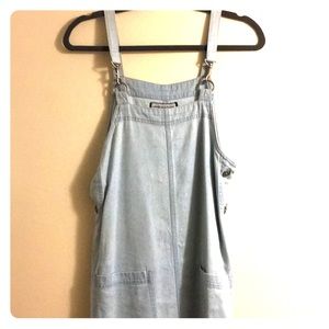 Vintage jean overall dress